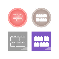 Toy Blocks Vector Icon