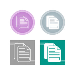 Documents Vector Icon