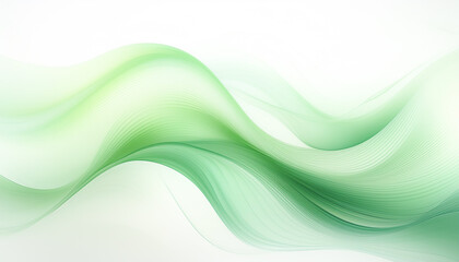 緑の風をイメージして創られたグラフィック素材、広告素材、