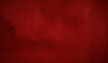 Fototapeta premium 赤黒の背景のグラデーション。デザイン、レイアウト用の赤いテクスチャ背景の壁紙。空の空白のグランジの赤い背景。クリスマス、新年、バレンタインデーのモックアップ。ヴィンテージ紙 