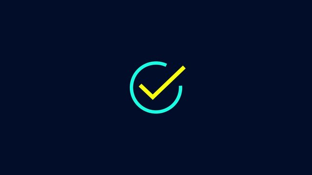 success checklist icon animation