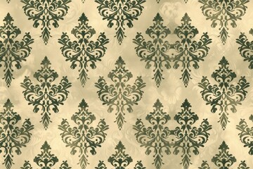 Fototapeta premium Elegant Heritage: Vintage Damask Pattern Reflecting Classic Elegance and Sophistication.