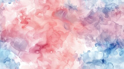 Fototapeta premium Abstract watercolor design with delicate pastel brush strokes