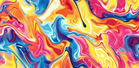 Obraz premium A Symphony of Movement and Color: Dynamic Abstract Pattern with Captivating Visuals