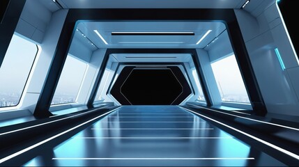 Fototapeta premium escalator in the airport