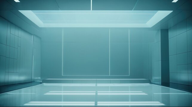 empty room with wall