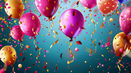 Confetti Balloons for Celebration