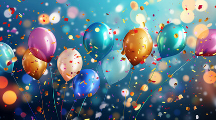 Confetti Balloons for Celebration