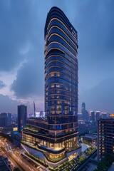 Obraz premium Exterior High Rise Building