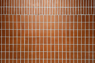 Red Brick Wall with Spotlight from the Top..