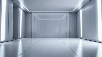 empty white room