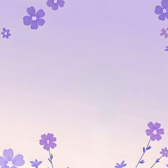 Fototapeta premium 보라색꽃