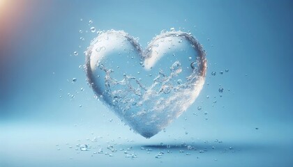 Obraz premium Crystal Clear Heart