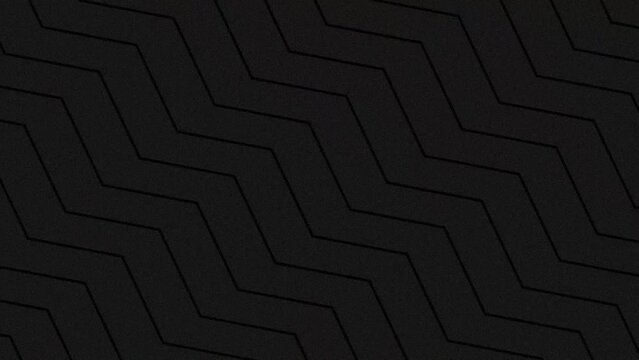 Animated zigzag black line background