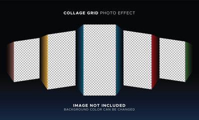 Collage grid photo effect
