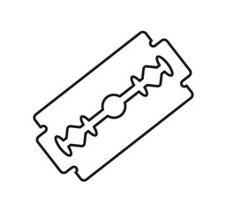 shaving blade silhouette