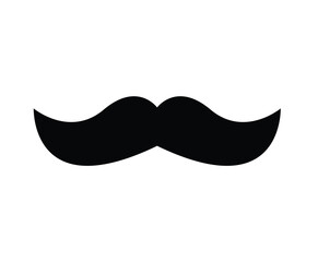 moustache icon silhouette