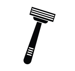 razor shaving blade silhouette