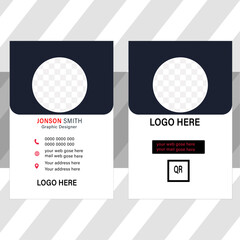  Simple id card design Mockup