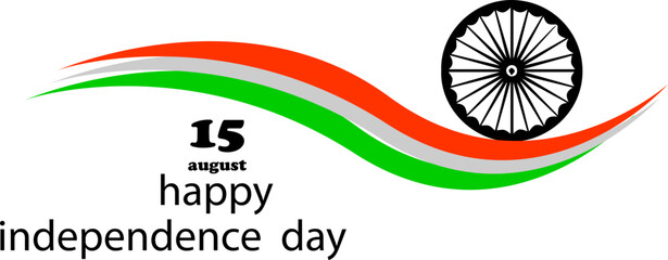 Happy Independence Day Vector Symbol Image