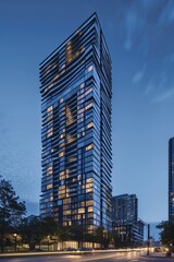 Exterior High Rise Building