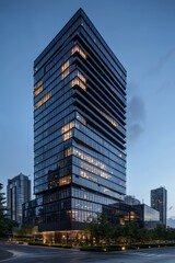 Fototapeta premium Exterior High Rise Building