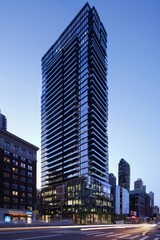 Fototapeta premium Exterior High Rise Building