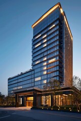 Obraz premium Exterior High Rise Building