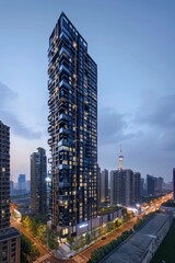 Obraz premium Exterior High Rise Building