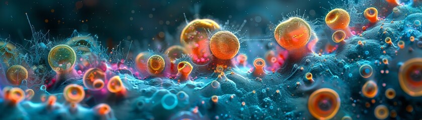 Intricate Details of Unicellular Animals Revealed Through Close-Up Electron Microscopy at 500x Zoom