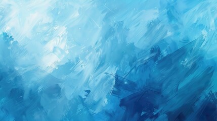 Obraz premium Abstract background with a blurred paint texture in shades of blue