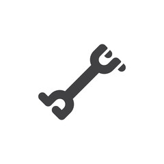Plumbing Wrench vector icon