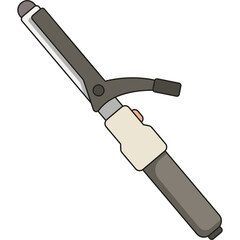 Curling Iron Sticker