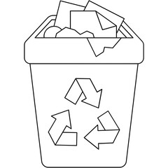 Wastebasket Icon