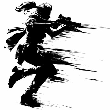 silhouette of valorant agent