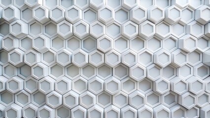 Geometric pattern background of white hexagons, geometric, pattern, background, white, hexagon, shape, design, abstract, texture, wallpaper, symmetry, repetitive, minimalist, modern, graphic