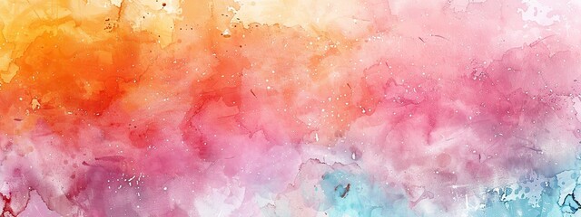 Fototapeta premium Abstract colorful watercolor splashes texture background