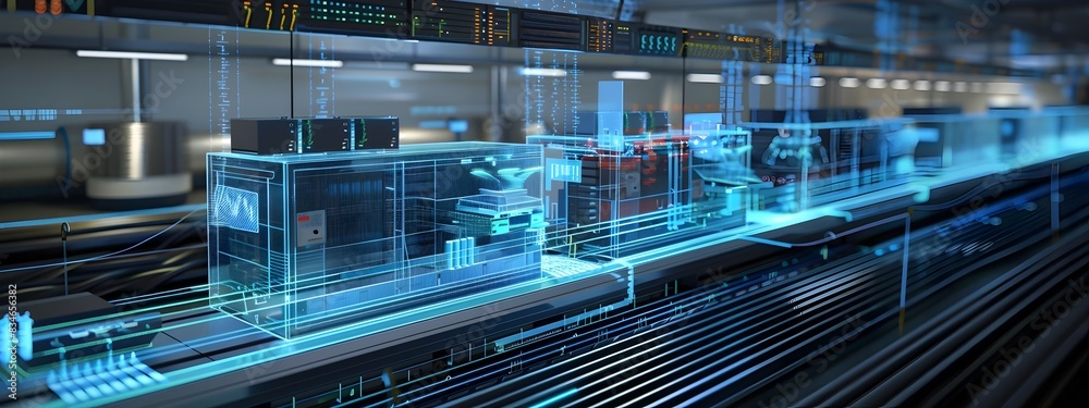 Poster frequency agile control system advanced digital communication interface