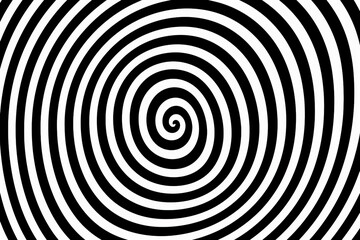 Fototapeta premium abstract black and white spiral pattern
