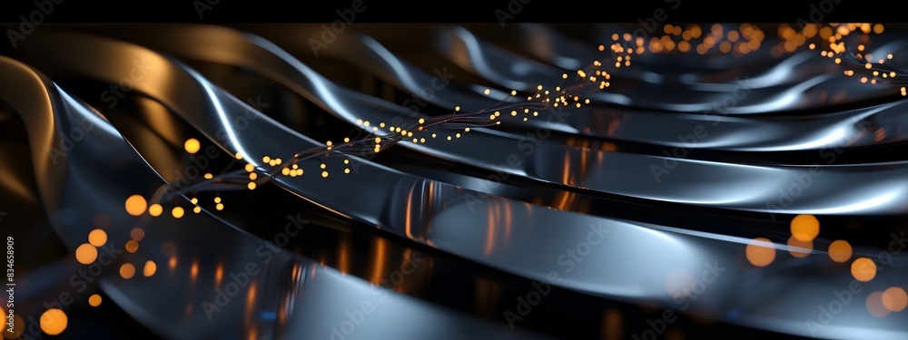Aufkleber frequency control loop a 3d rendered abstract visualization of a control system