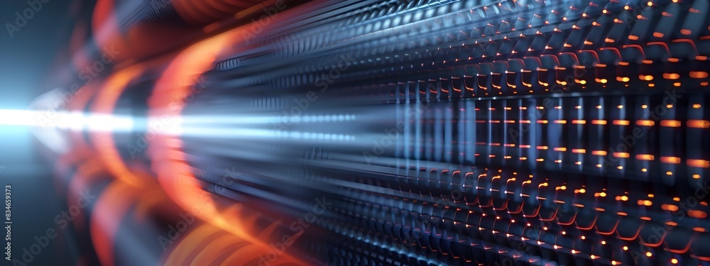 Poster high pass filter rendering allowing high frequencies to pass through the digital