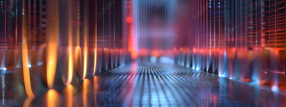 Poster of notch filter filtering a narrow frequency range of audio signal processing and digital design
