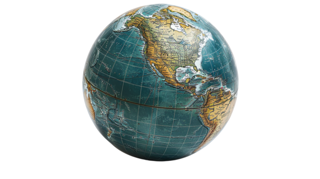 A beautiful, detailed image of Earth from space, showing North and South America.