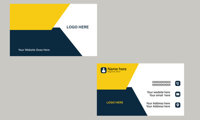 Modern Business Card - Creative and Clean Business Card Template. creative modern name card and business card. Double-sided creative business card template. Portrait and landscape orientation.	