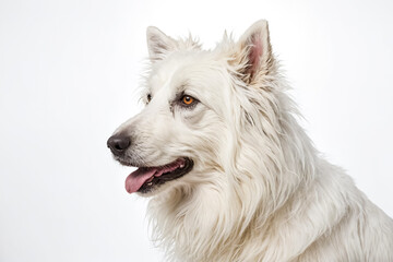 Fototapeta premium White Dog Portrait