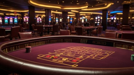 Casino venue background