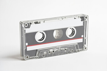 Fototapeta premium Transparent Audio Cassette Tape