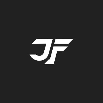 letter JF professional logo vector illustration template design