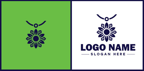 jewelry icon Accessories Adornments Ornaments flat logo sign symbol editable vector