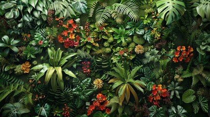 Stunning 3D visualization of botanical illustrations, featuring an assortment of plant specimens rendered with precision and accuracy, offering a captivating view of nature's diversity in a